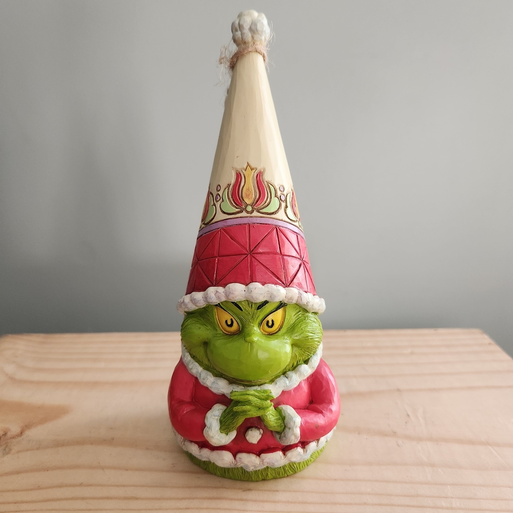 Jim Shore Grinch Gnome Dr. Seuss Holiday Figurine NWT